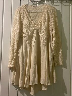 Impressions lace tunic dress-medium EUC